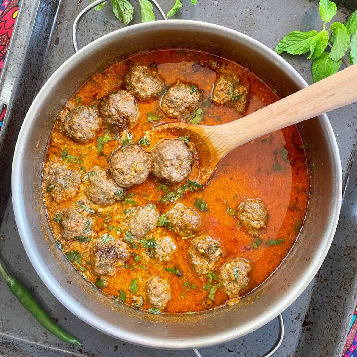 Lamb Kofta Salan A Hearty Pakistani Curry